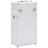 vidaXL Make-up Trolley Aluminium Silver