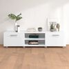 vidaXL TV Cabinet White 140x40x35 cm Engineered Wood