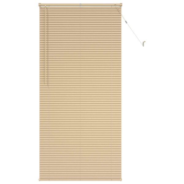 vidaXL Venetian Blind Manual Light Brown with Pattern 213 x 70 cm PVC