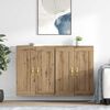 vidaXL Wall-mounted Cabinet 2 pcs Artisan Oak 69.5 x 34 x 90 cm