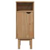 vidaXL 3 Piece Bathroom Furniture Set OTTA Solid Wood Pine