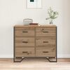 vidaXL Chest of Drawers with Drawer Artisan oak 91 x 35.5 x 74.5 cm