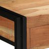 vidaXL Console Table Brown 120 x 33 x 75 cm Solid Acacia Wood