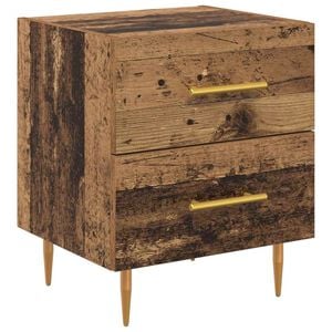 vidaXL Bedside Cabinet Old Wood 40 x 35 x 47.5 cm Engineered Wood