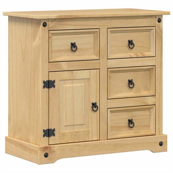 vidaXL Sideboard Corona 80x40x75 cm Solid Wood Pine