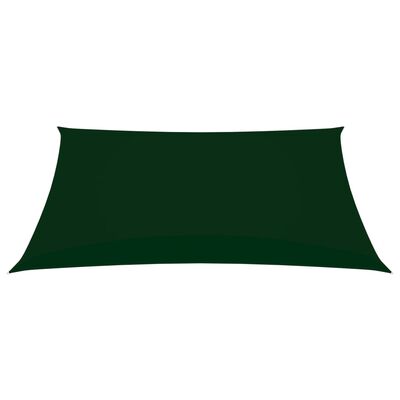 vidaXL Sunshade Sail Oxford Fabric Rectangular 2.5x3 m Dark Green