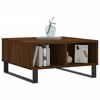 vidaXL Coffee Table Brown Oak 60x60x30 cm Engineered Wood
