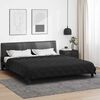 vidaXL Summer Duvet Black 240 x 260 cm Microfiber