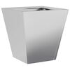 vidaXL Garden Planters 30x30x30 cm 2 pcs Galvanised Steel