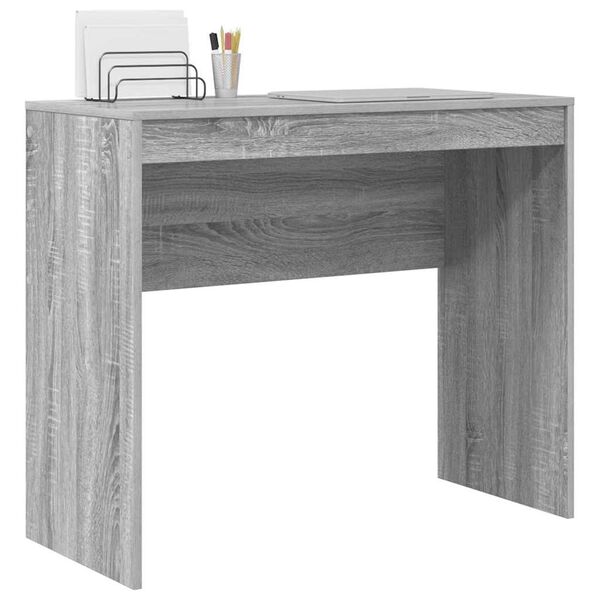 vidaXL Desk Grey Sonoma 90 x 40 x 76 cm