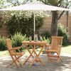 vidaXL Garden Dining Set 3 pcs Brown Solid Acacia Wood