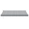 vidaXL Automatic Retractable Awning Anthracite and White 450x350 cm