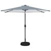 vidaXL Garden Parasol with LED Lights and Base 300 x 300 cm Polyester