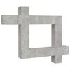 vidaXL 9 Piece TV Cabinet Set Concrete Grey Engineered Wood