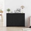 vidaXL Sideboard Black 102 x 29.5 x 75 cm Engineered wood
