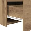 vidaXL Bedside Cabinet Artisan Oak 50 x 40 x 45 cm Engineered Wood