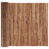 vidaXL Bark Fence Brown 400 x 125cm Bark