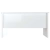 vidaXL Coffee Table High Gloss White 80x50x42.5 cm Engineered Wood
