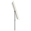 vidaXL Garden Parasol with Aluminium Pole 2x1.5 m Sand White