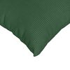 vidaXL Sofa Pillows 2 pcs Dark Green 50 x 50 cm Corduroy Fabric