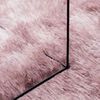 vidaXL Shaggy Rug High Pile NAVARRA Dusty Pink 120x170 cm Polyester