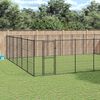 vidaXL Outdoor Dog Kennel Steel 50.82 m&sup2;