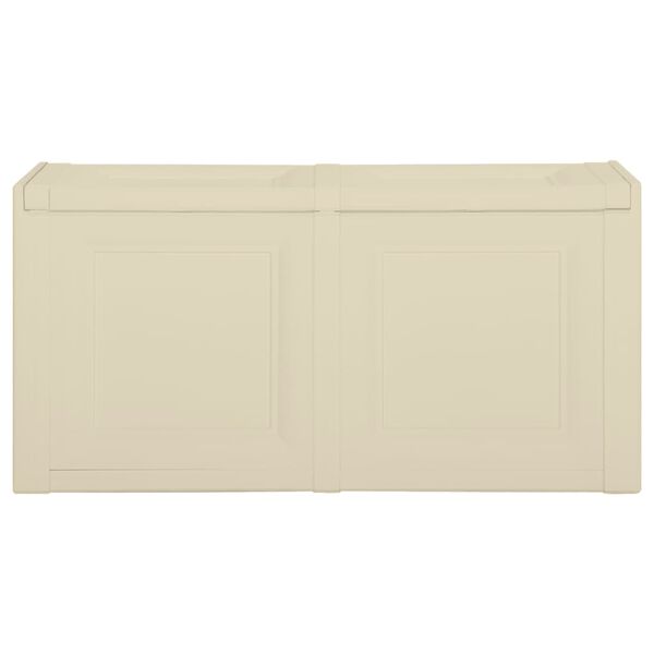 vidaXL Cushion Box Angora White 86x40x42 cm 85 L