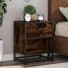 vidaXL Bedside Cabinets 2 pcs Smoked Oak 40x31x50 cm Engineered Wood