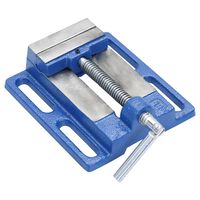 vidaXL Drill Press Vise Blue 76 mm Cast Iron