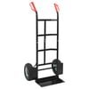 vidaXL Extendable Hand Trolley Black and Red 57 x 46 x 113 cm Steel