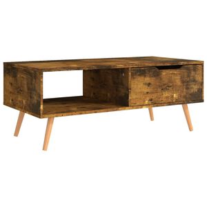 vidaXL Coffee Table | Smoked oak | Engineered wood | Medium | Coffee Table