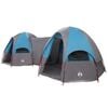 vidaXL Family Tent with Rainfly Water-resistant 14-Person Blue