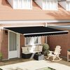 vidaXL Awning Manual Polyester
