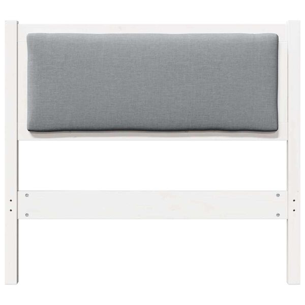 vidaXL Headboard Other White 90 cm Solid pine wood