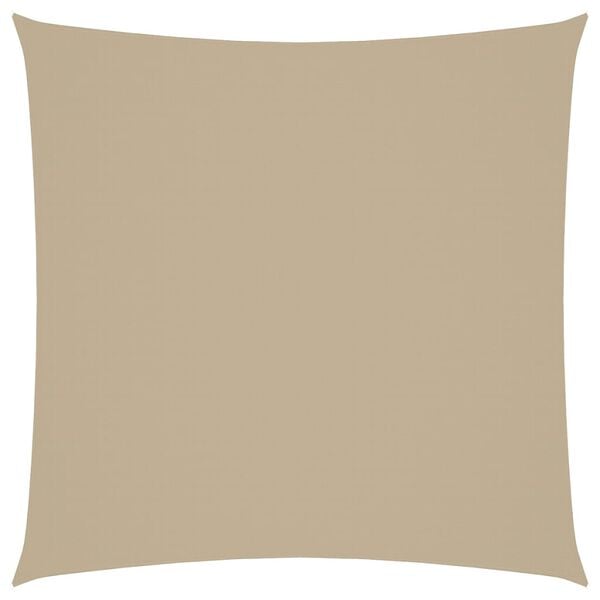 vidaXL Sunshade Sail Oxford Fabric Square 6x6 m Beige