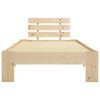 vidaXL Bed Frame without Mattress Solid Pine Wood 100x200 cm