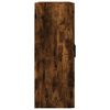 vidaXL Wall Mounted Cabinet Smoked Oak 69.5x34x90 cm
