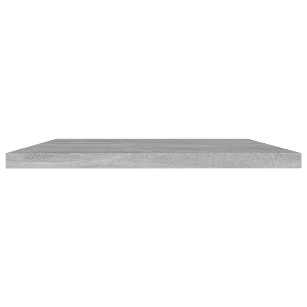 vidaXL Bookshelf Boards 4 pcs Concrete Grey 60x20x1.5 cm Engineered Wood