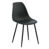 Venture Home Dining Chairs 2 pcs Polar Plastic Black
