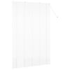 vidaXL Window Blind with Curtains Manual White Aluminium