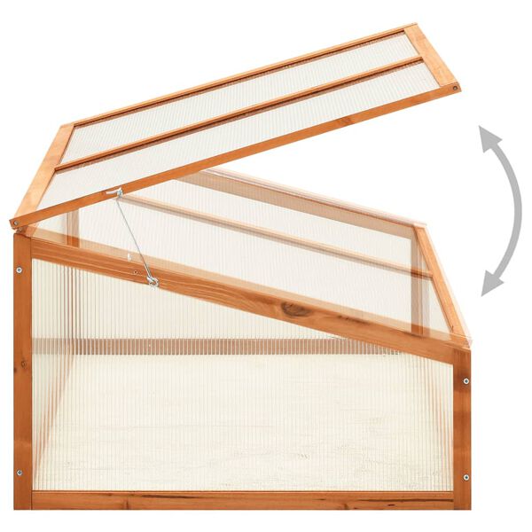 vidaXL Greenhouse 100x65x40 cm Firwood