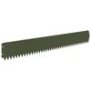 vidaXL Lawn Edging 20 pcs 103 x 15 cm Steel Olive Green