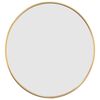 vidaXL Wall Mirror Gold &Oslash; 40 cm Round