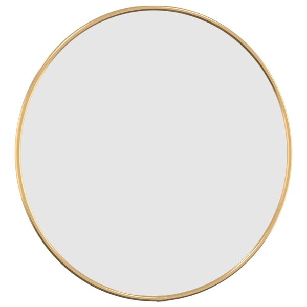 vidaXL Wall Mirror Gold &Oslash; 40 cm Round