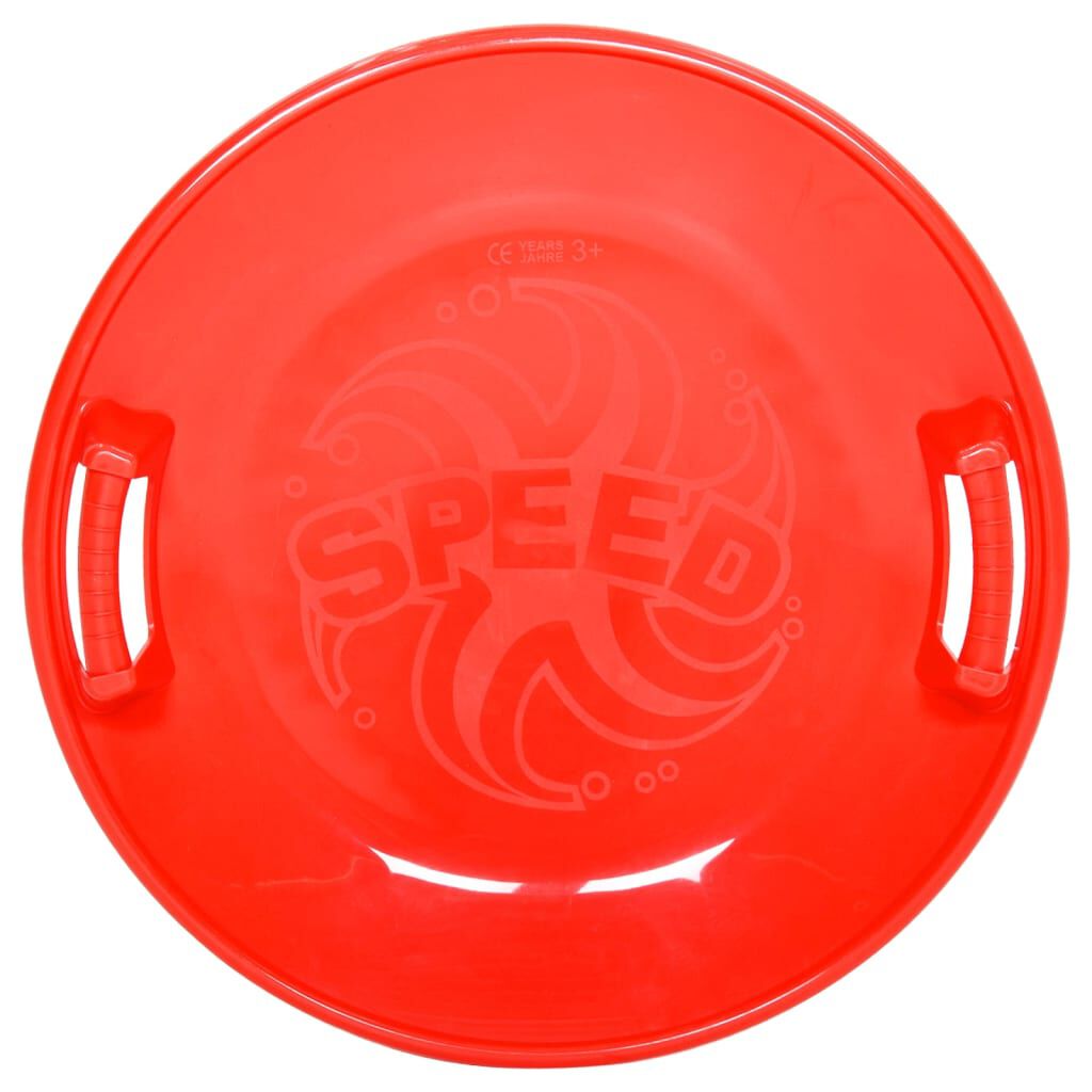 Disc Sledge vidaXL Round Sledge Red 66.5 cm PP | vidaXL.ie
