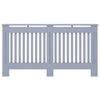 vidaXL Radiator Cover Anthracite 152x19x81.5 cm MDF