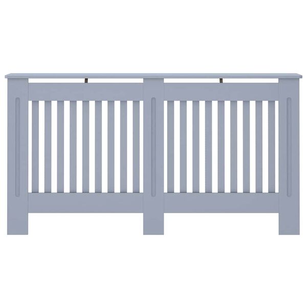 vidaXL Radiator Cover Anthracite 152x19x81.5 cm MDF