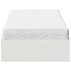 vidaXL Day Bed with Mattress White 80x200 cm Solid Wood Pine