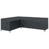 vidaXL Furniture Cover Black 286 x 222 x 80 cm