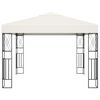 vidaXL Gazebo 3x3 m Cream Fabric